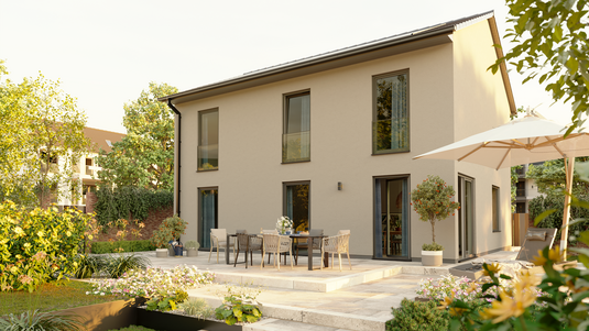 Individuell geplantes Massivhaus wie das Flair 152 Individual Ein individuell geplantes Traumhaus vom Typ Flair 152 Individual als Beispiel für flexible Hausplanung mit Town and Country Haus